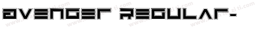 Avenger Regular字体转换